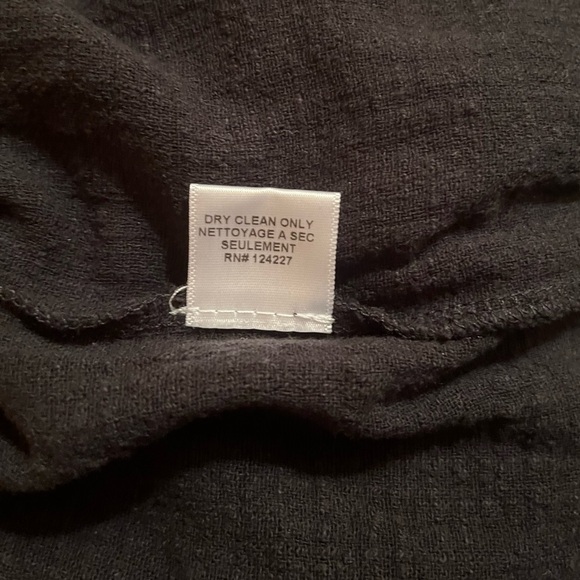 LAST CHANCE | MISA Los Angeles Helena black off the shoulder tassel dress - Picture 9 of 9